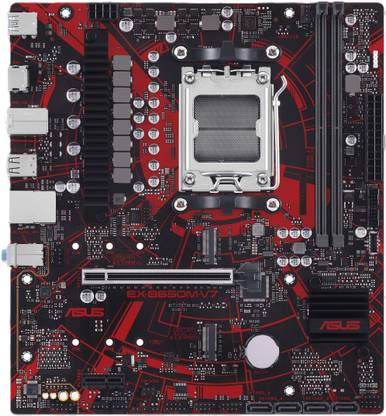 ASUS EX-B650M-V7 micro-ATX motherboard with DDR5, PCIe 5.0 M.2 support AM5Socket Micro-ATX AMD B650 Chipset DDR5 Motherboard for Desktop