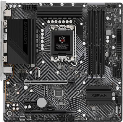 ASRock Z790M PG Lightning/D4 LGA 1700Socket Micro-ATX Intel Z790 Chipset DDR4 Motherboard for Desktop