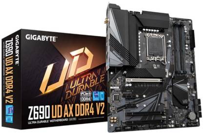 GIGABYTE Z690 UD AX DDR4 V2 LGA 1700Socket ATX Intel Z690 Chipset DDR4 Motherboard for Desktop
