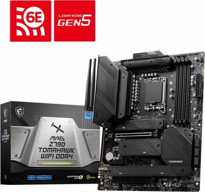MSI MAG Z790 TOMAHAWK WIFI DDR4 Black LGA 1700Socket ATX Intel Z690 Chipset DDR4 Motherboard for Desktop