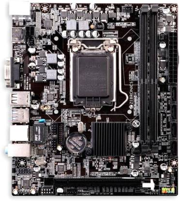 ZEBRONICS Zeb G41 D3S Motherboard LGA 775 Socket LGA 775Socket Micro-ATX Intel G41 Chipset DDR3 Motherboard for Desktop, Workstation