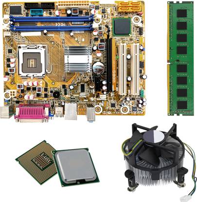 DS Refurbish DG41 Motherboard with Dual Core Processor,2GB Ram Socket-LGA775 DDR3 Micro LGA 775Socket Micro-ATX Intel G41 Chipset DDR3 Motherboard for Desktop