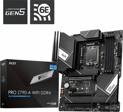 MSI PRO Z790-A WIFI DDR4 LGA 1700Socket ATX Intel Z690 Chipset DDR4 Motherboard for Desktop