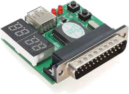 TECHGEAR Computer Accessories PC Diagnostic Card USB Post Card Motherboard Analyzer AM1Socket XTX Intel H510 Chipset DDR2 Motherboard for Laptop, Desktop