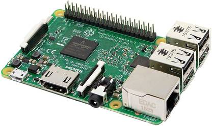 Raspberry Pi 3 Model B 1GB RAM, 1.2GHz CPU, WiFi/BLE, 40 GPIO Pins Single Board Computer AM3+Socket Micro-ATX ARMv7 Chipset DDR4 Motherboard for Desktop
