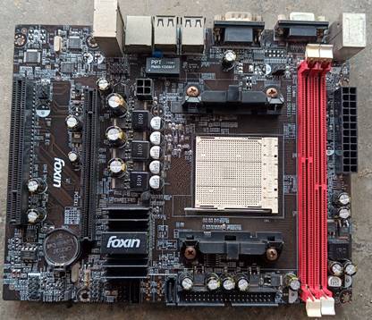 Dtech Foxin AMD Motherboard AM2 AM3 AM2+, AM2, AM3Socket Mini-ATX AMD A75 Chipset DDR3 Motherboard for Desktop