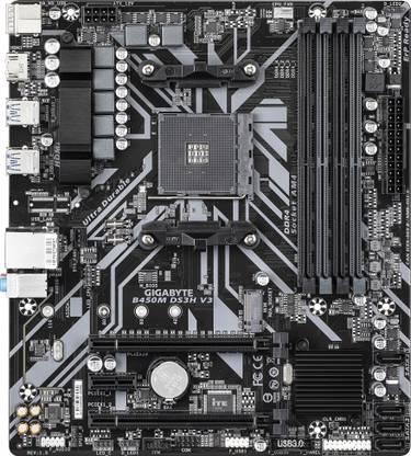 GIGABYTE B450M DS3H V3 AM4Socket Micro-ATX AMD B450 Chipset DDR4 Motherboard for Desktop