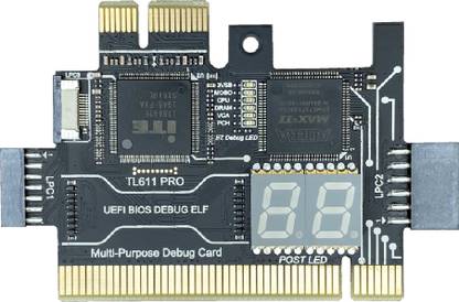 IMPROX TL611 PRO - Diagnostic Debug Card - PCI, PCI-E, Mini PCI-E, LPC AM1Socket Mini-ITX Intel C612 Chipset DDR4 Motherboard for Desktop, Server, Workstation