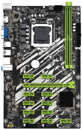 lilyput B250 mining motherboard LGA1151Socket EATX Intel B250 Chipset DDR4 Motherboard for Desktop