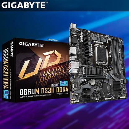 GIGABYTE B660M DS3H DDR4 LGA 1700Socket Micro-ATX Intel B660 Chipset DDR4 Motherboard for Desktop