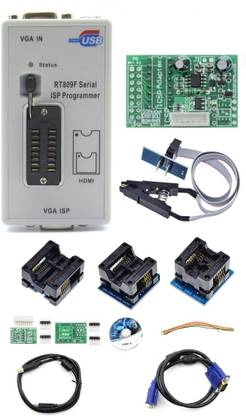keertan kalp RT809F ISP Special Programmer Multi-Function with SOP8 Test Clip, with 7Adapters INTEL CPU onboardSocket ATX Intel H510 Chipset DDR2 Motherboard for Desktop