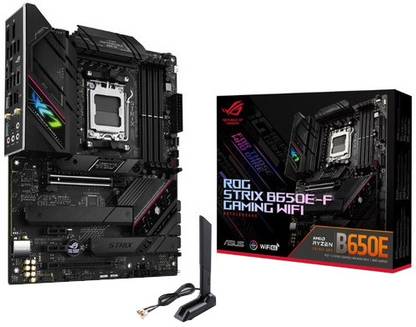 ASUS ROG STRIX B650E-F GAMING WIFI AM5Socket ATX AMD B650 Chipset DDR5 Motherboard for Desktop