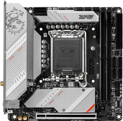 MSI MPG B760I Edge WiFi DDR5 Intel 12Th & 13Th Gen Core Processors LGA 1700Socket Mini-ATX Intel B760 Chipset DDR5 Motherboard for Desktop