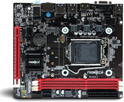 Frontech H81 for 4th gen CPU (Core i7/ i5/ i3/Pentium) LGA 1150Socket Micro-ATX Intel H81 Express Chipset DDR3 Motherboard for Desktop