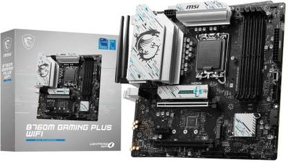 MSI B760M GAMING PLUS WIFI LGA 1700Socket Micro-ATX Intel B760 Chipset DDR5 Motherboard for Desktop