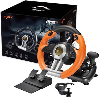 HG WORLD PXN V3 Pro Gaming Racing Steering Wheel Simulator 270/900° for Nintendo Switch  Motion Controller