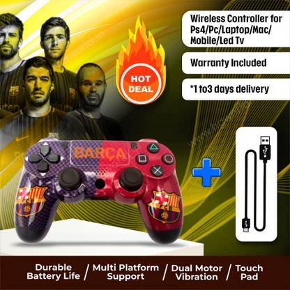 HG WORLD Ps4 Dualshock 4 Joystick Wireless Controller for PS4 With USB Cable Gamepad  Motion Controller