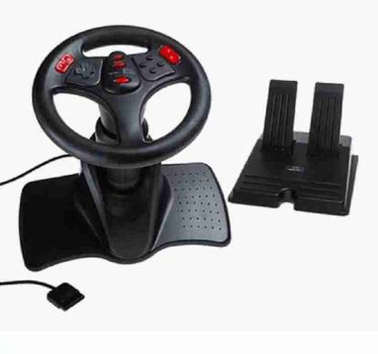 AOKO V3 Racing Wheel - Staring and Pedal Set for Pc Racing Games Gaming Accessory Kit  Motion Controller