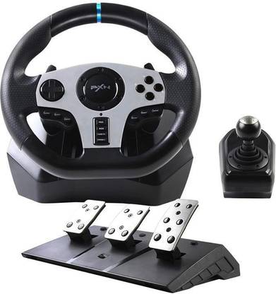 PXN V9 Adjustable Racing Steering Wheel with Clutch And Shifter  Motion Controller