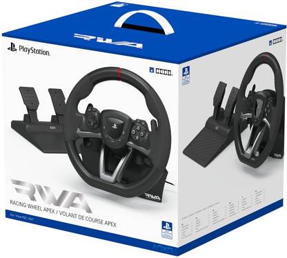 Hori Wireless Racing Wheel Apex for Playstation 5, PlayStation 4 and Windows 11/10  Motion Controller