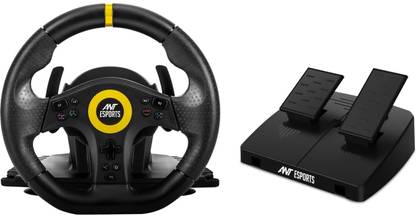 Ant Esports GW180 Corsa Gaming Racing Wheel with Pedals, 13 action Buttons