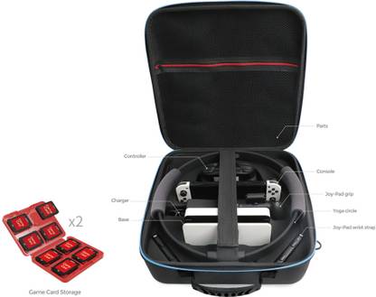 HG WORLD Dobe Carrying Travel Storage Bag For Nintendo Switch OLED | V2 Console NS-2157  Gamepad