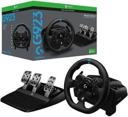 Logitech G923 Gaming Steering Wheel PC 900°with Dual-Motor Racing Wheel Force  Motion Controller