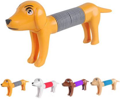HICOBER 2 Pieces Pop Tubes Spring Dog Fidget Toys  Motion Controller