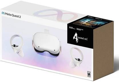 META Quest 2 Resident Evil 4 Bundle VR Headset (128) GB  Motion Controller