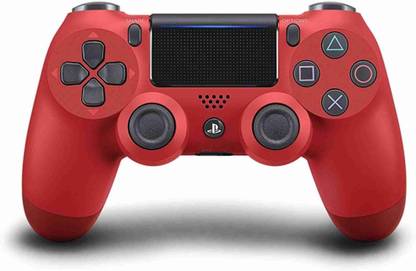 SONY DualShock 4 Wireless Controller Bluetooth Gamepad (Magma Red, For PS4)  Motion Controller