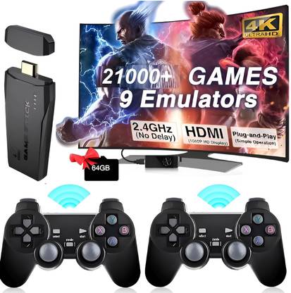 SHOP PLUS video games 2.4G Wireless Gaming Controller Set with USB Adapter, 2 Controllers,  Motion Controller