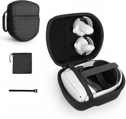HG WORLD New World Storage Bag Case for Meta Oculus Quest 2/ Quest 3 | Hard Carrying Case  Motion Controller