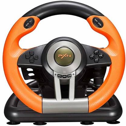 PXN V3II Racing Game Steering Wheel with Brake Pedal  Motion Controller