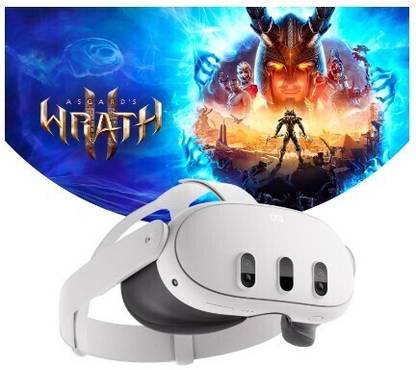 META Quest 3 Headset VR 512 GB: Asgard's Wrath 2 Bundle Motion Controller  Motion Controller