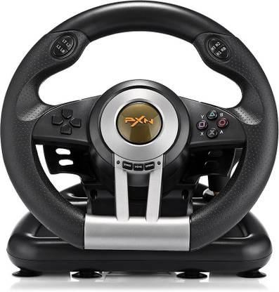 PXN V3II Racing Game Steering Wheel with Brake Pedal  Motion Controller