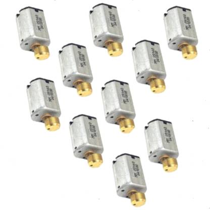 ENORMITY DC 1.5V-3V Miniature Micro Mini Vibrating Vibration Coreless Motor pack of-10 DC Brushless Motor