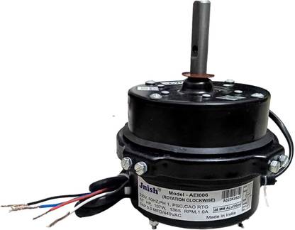 Urja Enterprise Cooler Motor 1365 RPM 4 Core Fitted Motor 1 CM Round Diameter Safting AC Brushless Motor
