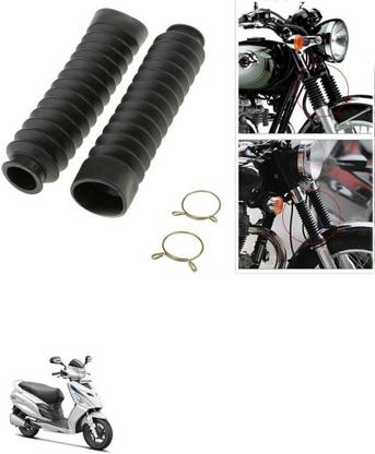 SRPHERE Motorcycle Front Fork Cover Shock Protector Dust Guard For Hero Maestro Edge Motorcycle Fork Cover