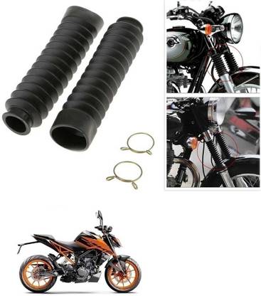 SRPHERE Motorcycle Front Fork Cover Shock Protector Dust Guard For KTM Duke 200 Motorcycle Fork Cover