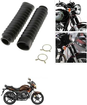 SRPHERE Motorcycle Front Fork Cover Shock Protector Dust Guard For Hero Hunk Motorcycle Fork Cover