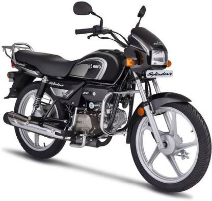 Hero Splendor+ i3S (OBD2B) Booking for Ex-Showroom Price