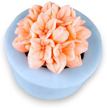 CraftialCurve Silicone Fondant & Gum paste Mould Hydrangea Flower Mold