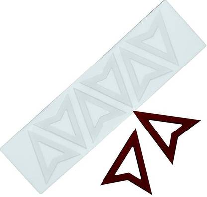 BAKEMO Silicone Cake Mould Triangle Fondant Lace Mold, Silicone Lace Mould for Cake Decorating Molds Shapes Border Decoration, Fondant Impression Mat for Chocolate Sugar Sugarcraft Candy Cupcake Baking Embossing