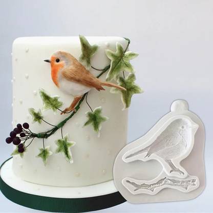CraftialCurve Silicone Fondant & Gum paste Mould BIRD RESIN SILICONE MOLD
