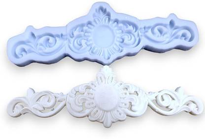 CraftialCurve Silicone Fondant & Gum paste Mould Furniture Applique Silicone Mold