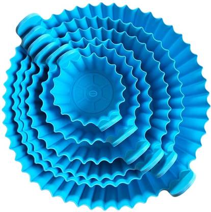 RHHG E COM Reusablle AirFryer Sillicone Pot Liner Basket Baking Trays Silicone Cake Mould 6