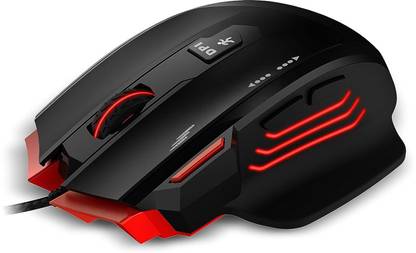 ZEBRONICS Zeb-Groza Wired Ambidextrous Optical  Gaming Mouse