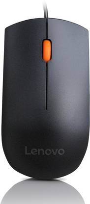 Lenovo 300 Wired USB Wired Ambidextrous Optical Mouse