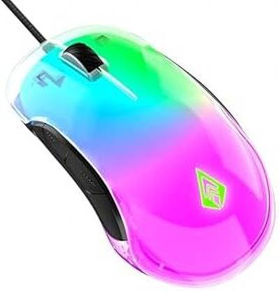 RGB wired transparent mouse Wired Ambidextrous Optical Mouse