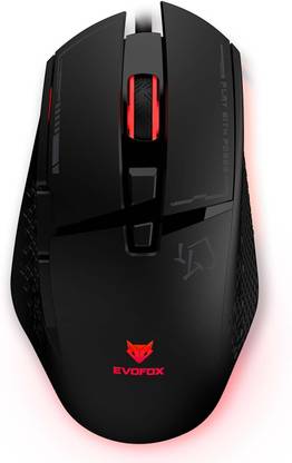 EVOFOX Phantom 2 Programmable Wired Ambidextrous Optical  Gaming Mouse
